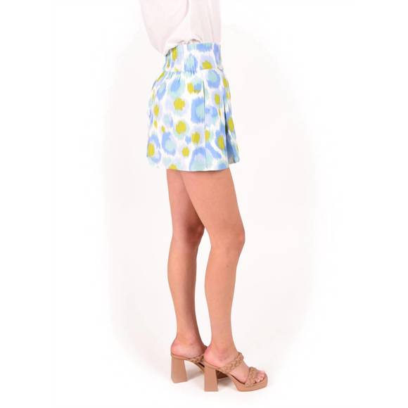 NEW EMILY MCCARTHY party short in cheetah ikat - Picture 2 of 3